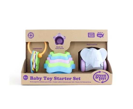 ARW55.01236-Baby Toy Starter Set (First Keys, Stacking Cups, Elephant)