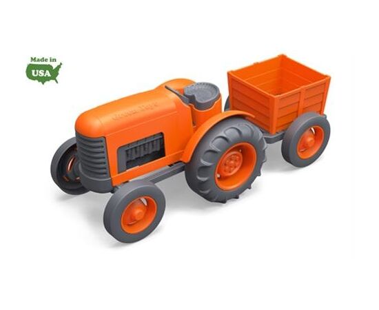ARW55.01042-Tractor orange mit Anh&#228;nger
