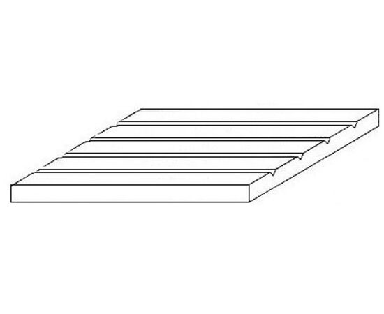 ARW79.3025-(0.50mm) Platte, weiss,15cm x 30 cm, f.Wagenbau Refill No53