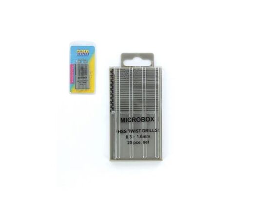 ARW80.RPDR4001-Microbox Drill Set 0.3-1.6mm (20pcs)