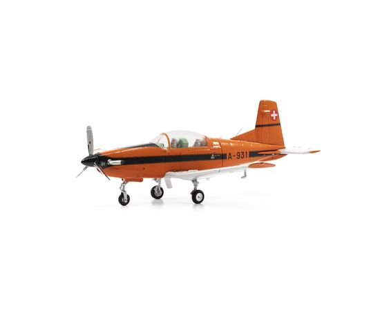 ARW85.001716-Pilatus PC-7 A-931 Ursprungsbemalung orange