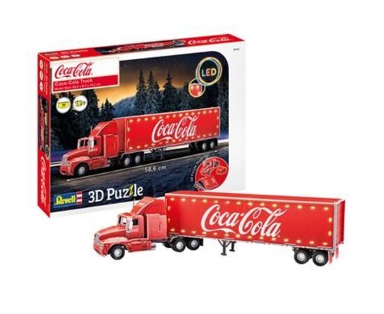 ARW90.00152-3D-Puzzle Coca Cola Truck LED