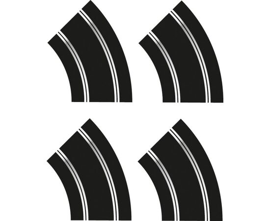 ARW50.C8198-Scalextric Standard Straight and R2 Curve Track Extension Pack - Replaces C8556