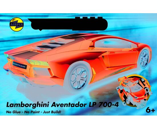 ARW21.J6026-QUICKBUILD Lamborghini Aventador- yellow