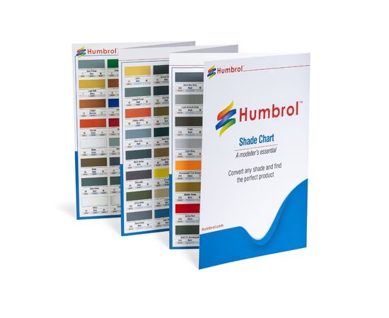 ARW22.P1222-Humbrol Shade Colour Chart