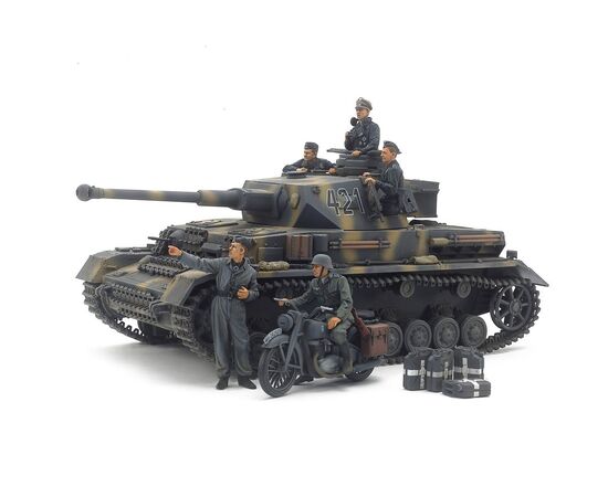 ARW10.25209-1/35 German Panzer IV Ausf. G Early Prod. &amp;amp; Motorcycle Eastern Front