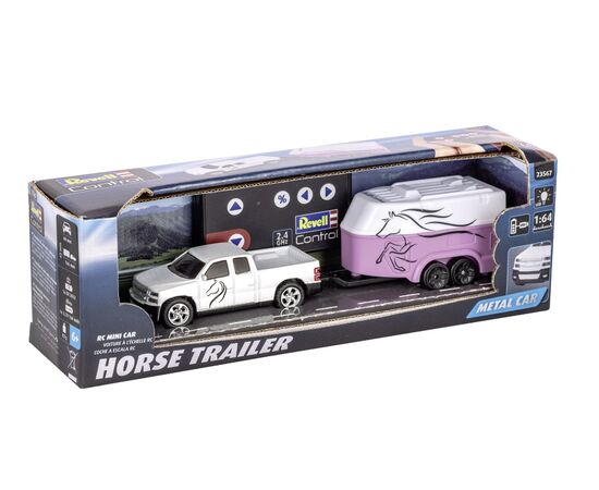 ARW90.23567-Mini RC Car with Horse Trailer