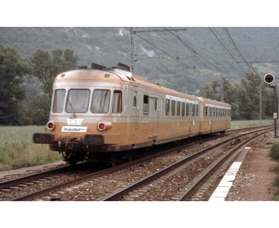 ARW02.HJ2463S-SNCF 2-teil. Diesetriebzug RGP I Alpazur grau/orange&nbsp; Ep. IV&nbsp; DCS