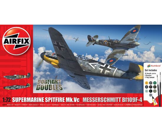 ARW21.A50194-Supermarine Spitfire Mk.Vc vs Bf109F-4 Dogfight Double