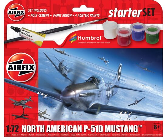 ARW21.A55013-Starter Set - North American P-51D Mustang