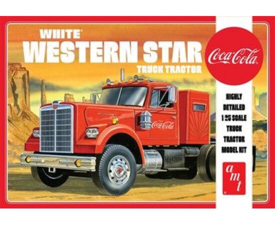 ARW11.AMT1160-White Western Star Semi Tractor (Coca Cola)