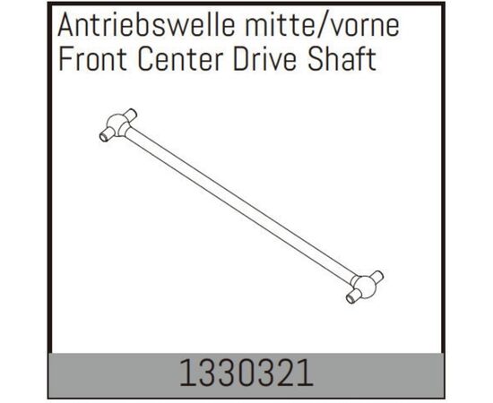 AB1330321-Front Center Drive Shaft
