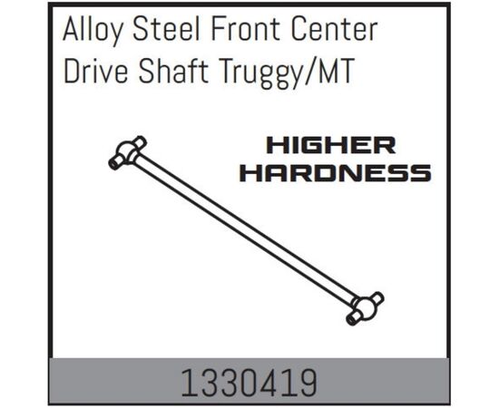 AB1330419-Alloy Steel Front Center Drive Shaft Truggy/MT