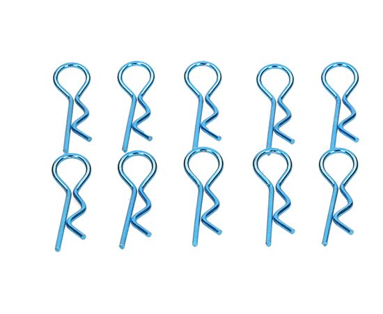 K203000182-Body clips (10pcs) large blue