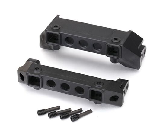TRX8237-Bumper mounts, front &amp; rear/ screw pins (4)