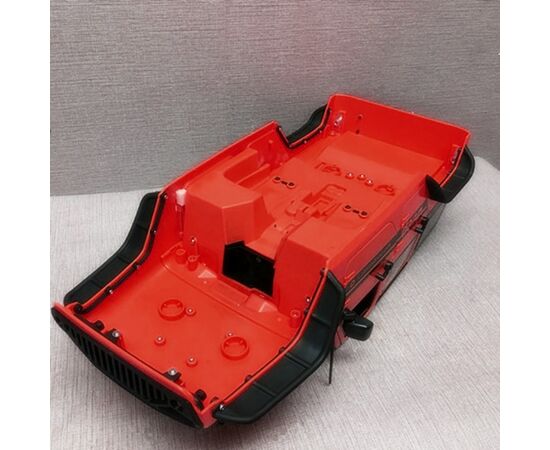 3-XS-59765AR-Jeep Hard Plastic Body Kit&nbsp; Red / Wheelbase 313mm