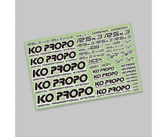 KO79067-KO Propo Decal Black