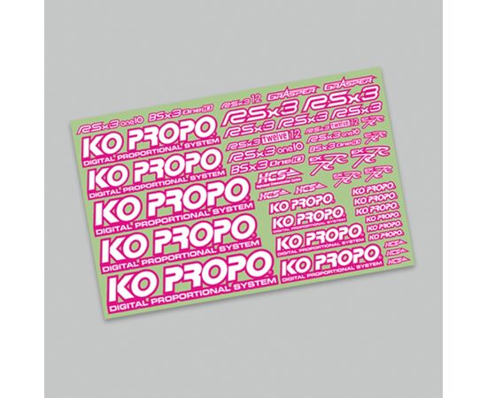 KO79070-KO Propo Decal Pink