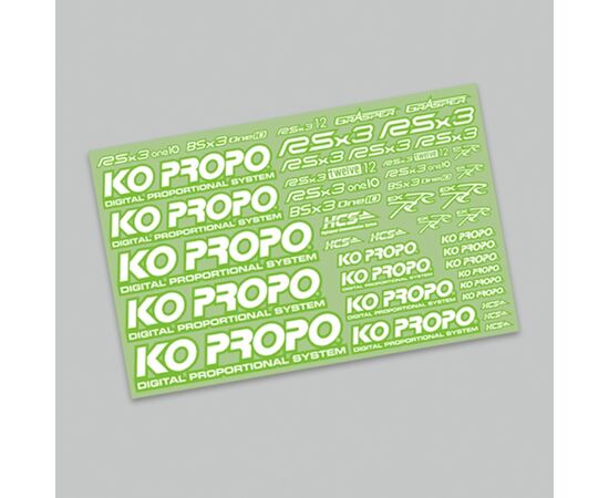 KO79071-KO Propo Decal Green