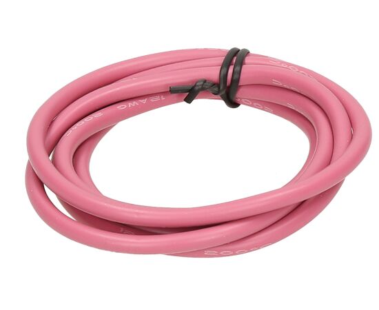 K185000190-Silicone cable 12AWG purple 1m