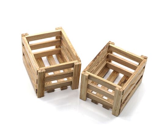 3-YA-0400-RC Rock Crawler Accessory Wooden Crate 1/10