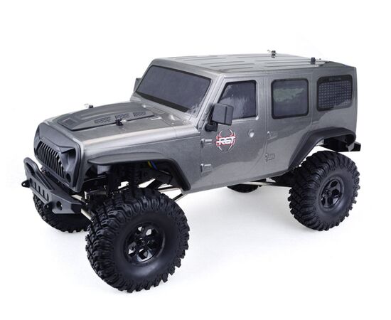 4-EX86100-2-1/10 4WD Rock Crawler ARTR Silver, excl. Battery