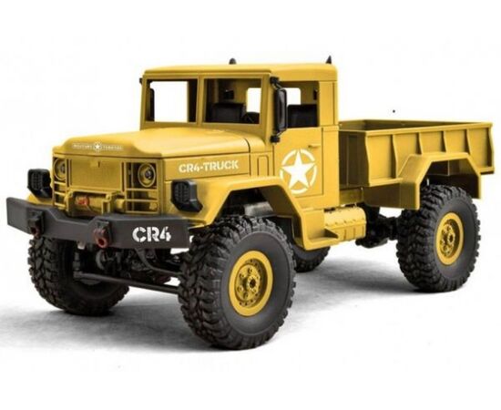 4-1920AY-1/16 RTR Mini Military Truck 4WD Sand