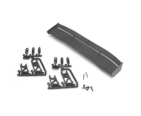 HPI30093-GT WING SET (TYPE E / 10th SCALE / BLACK)