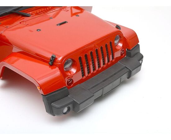 4-BR710068R-Wrangler Body For 1/10 RC Crawler Hard Top Red Wheelbase 270mm, Red