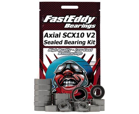 3-AXIALSCX-10V2-FastEddy Bearings Sealed Bearing Kit for Axial SCX10 II