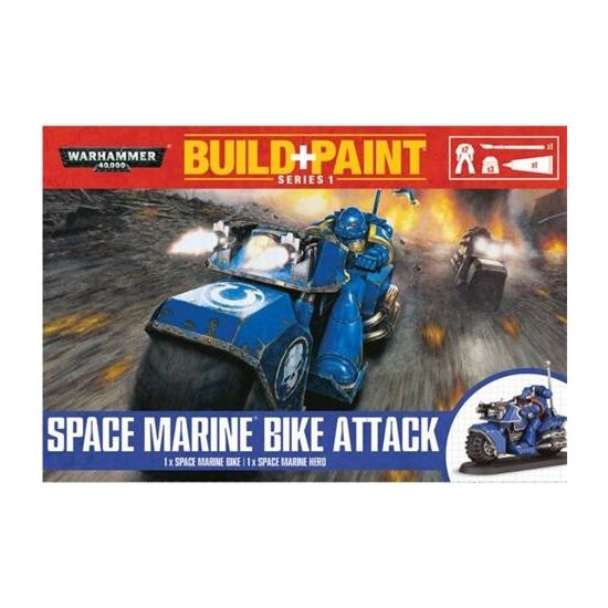 Space Marine Bike Attack
