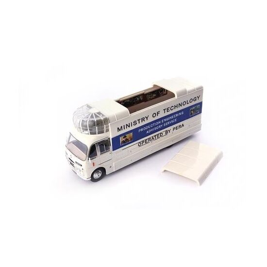 Bedford SB3 Mobile Cinema (GB), weiss-blau Bj. 1967