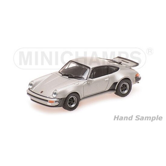 PORSCHE 911 TURBO 1977 argent 1:87