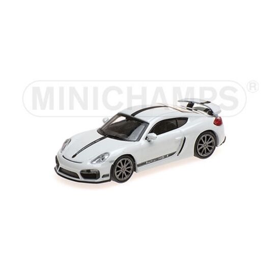 PORSCHE CAYMAN GT4 2016 blanc 1:87 w/Black Stripe & Black Wording