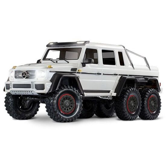 CRAWLER TRX-6 1:10 6WD EP RTR MERCEDES G63 AMG 6x6 - WHITE SANS chargeur et SANS accu