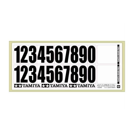 Tamiya General-Use Number Stickers