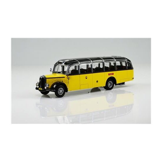 Saurer Alpenwagen L4C IIIa PTT silber/gelb 1952