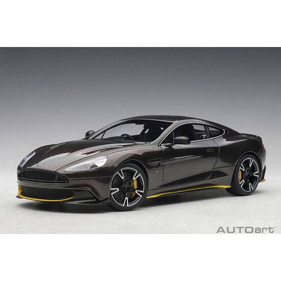 ASTON MARTIN Vanqu. S'17 bronze 1:18 kopi bronze/yellow accents (composite model/full openings)