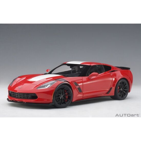 CHEVR. Corv. Grand Sport rot 1:18 w/White Stripes
