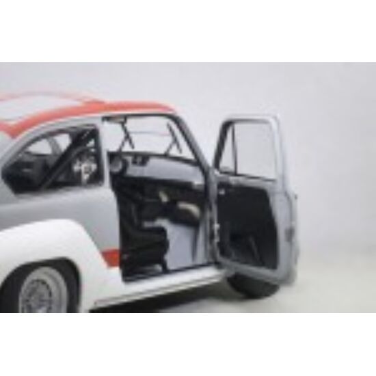 FIAT Abarth 1000 TCR grau 1:18 with red stripers matt grey, 2 image