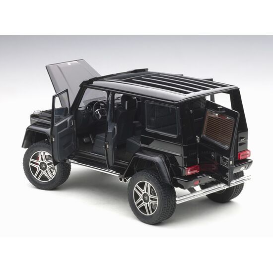 MERCEDES G 500 4x4-2 '16 noir 1:18 (composite model/ full openings), 3 image