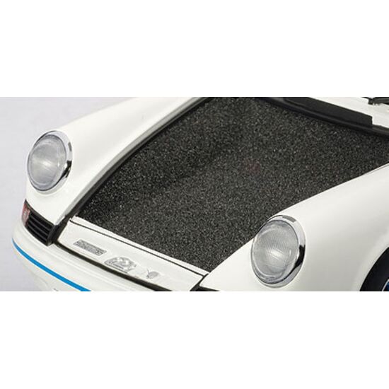 PORSCHE 911 Carrera 1973 blanc 1:18 RS 2.7 (w/blue stripes), 4 image
