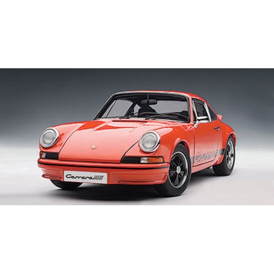 PORSCHE 911 Carrera 1973 orange 1:18 RS 2.7 (with black stripes)