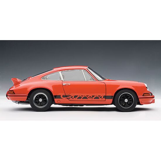 PORSCHE 911 Carrera 1973 orange 1:18 RS 2.7 (with black stripes), 3 image
