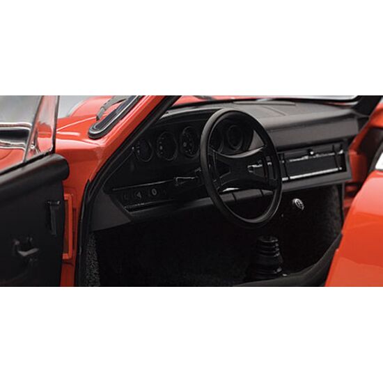 PORSCHE 911 Carrera 1973 orange 1:18 RS 2.7 (with black stripes), 4 image
