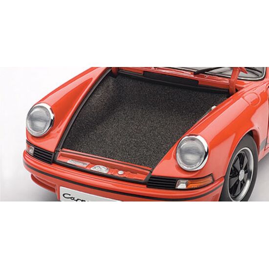 PORSCHE 911 Carrera 1973 orange 1:18 RS 2.7 (with black stripes), 5 image