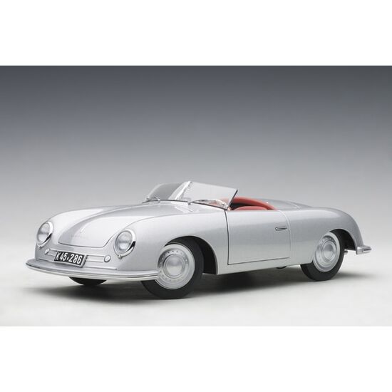PORSCHE 356 Number 1 argent 1:18