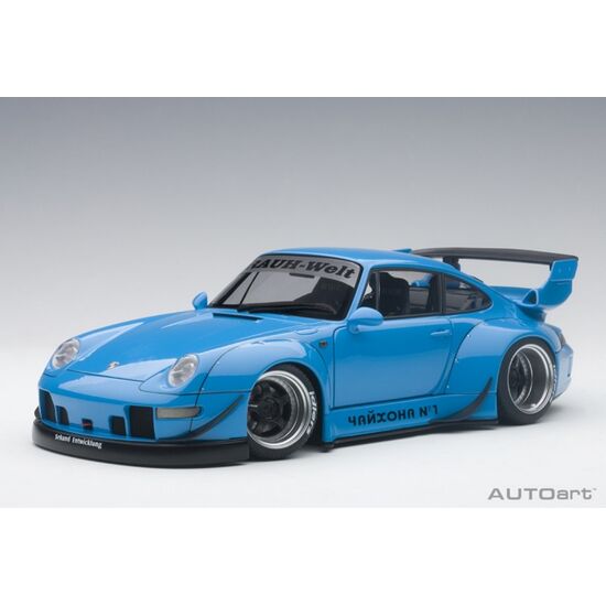 RWB 993 blau 1:18 Gun Grey Wheels