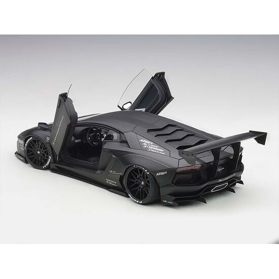 LAMBORGHINI Aventador noir 1:18 Liberty Walk LB-Works matt black (composite model/2 door openings), 2 image