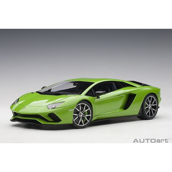 LAMBORG Aventador S 2017 1:18 verde mantis/pearl green composite model/full openings